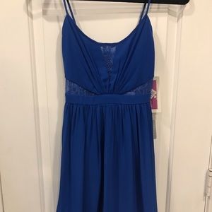 NWT Hailey Logan by Adrianna Papell Royal Blu Lace